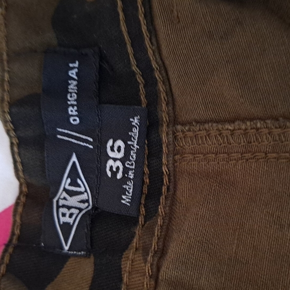 BKC ORIGINAL..size 36...camouflage green..NEW - Picture 3 of 4